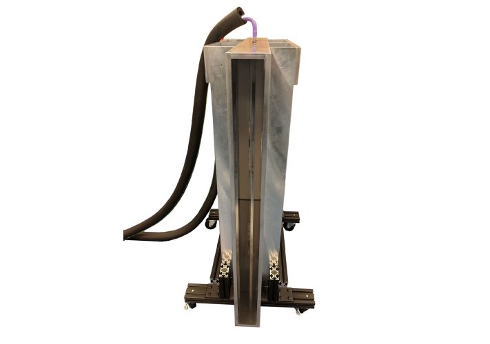Stripline cavity uses a section of stripline waveguide that is shorted at both ends